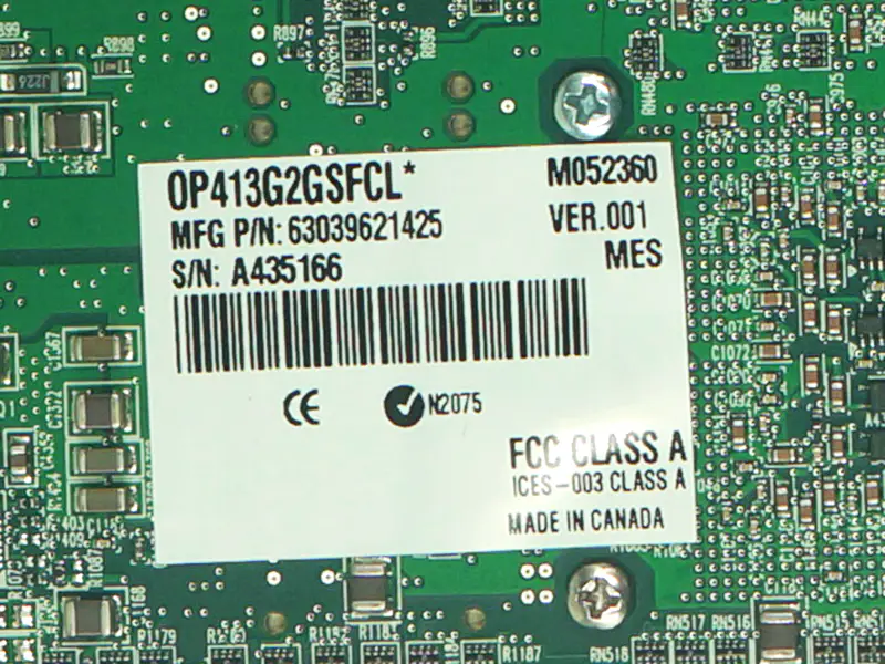 Karta pro snímání obrazu Matrox Y7116-04 Y7027-0101 OP413G2GSFCL*